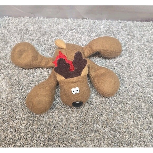 VTG Hallmark  Rodney The Reindeer  1988 Bean Bag Plush Toy - Picture 3 of 7